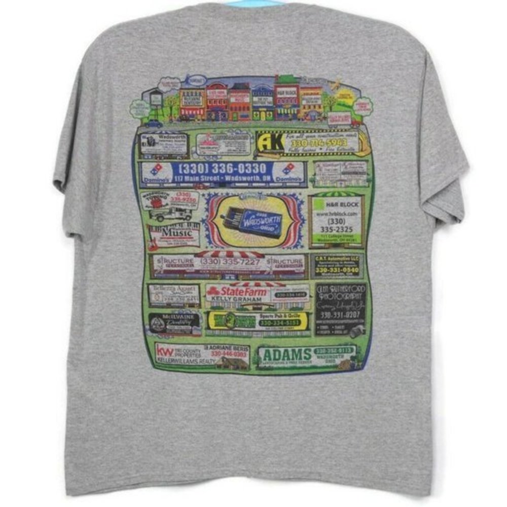 Wadsworth Music Ohio 2016 T-Shirt Shirt Gray‎ XL